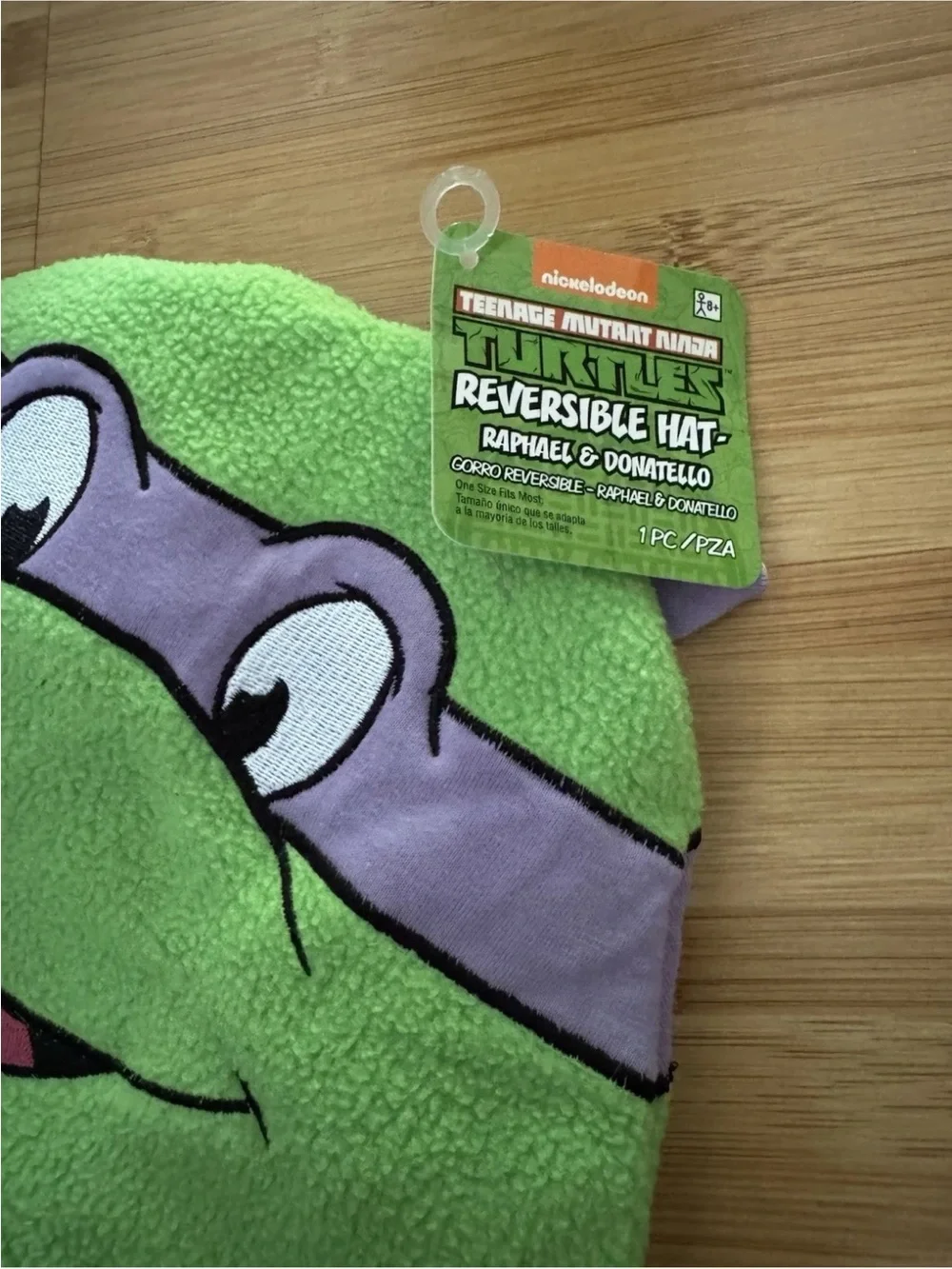 NWT TMNT Reversible Peruvian Halloween Winter Hat Donatello Raphael Turtles
